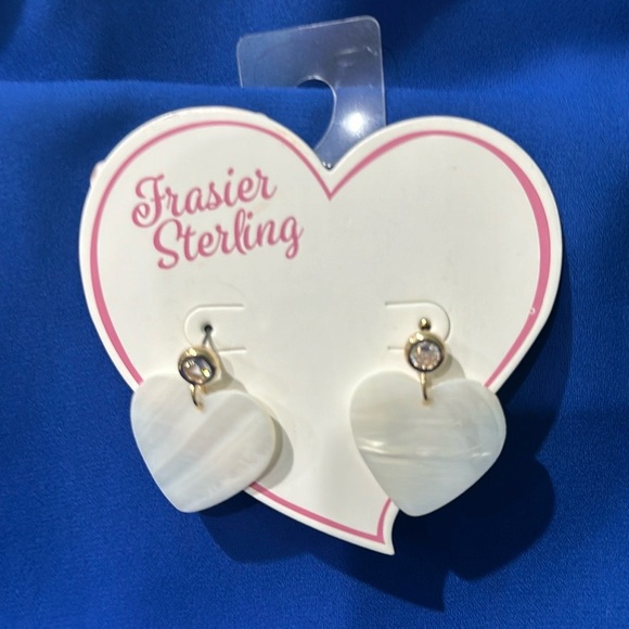 Fraiser Sterling, St. Barths Heart Earrings - Picture 2 of 5